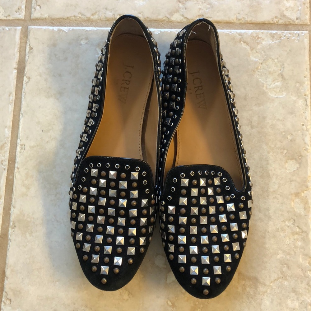 J Crew studded flats